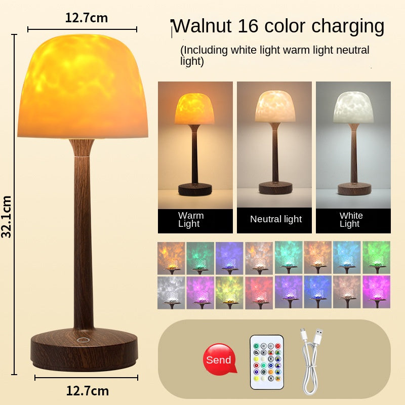 Ripple LED Projector Table Lamp