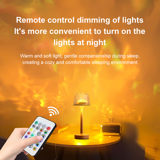 Ripple LED Projector Table Lamp
