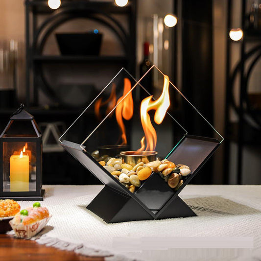 Diamond Ambient Flame Tabletop Decor Lamp