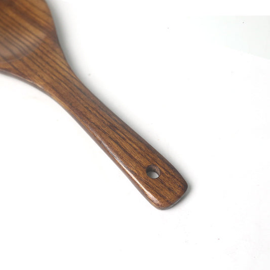 Round Head Wooden Rice Spoon for Non-Stick