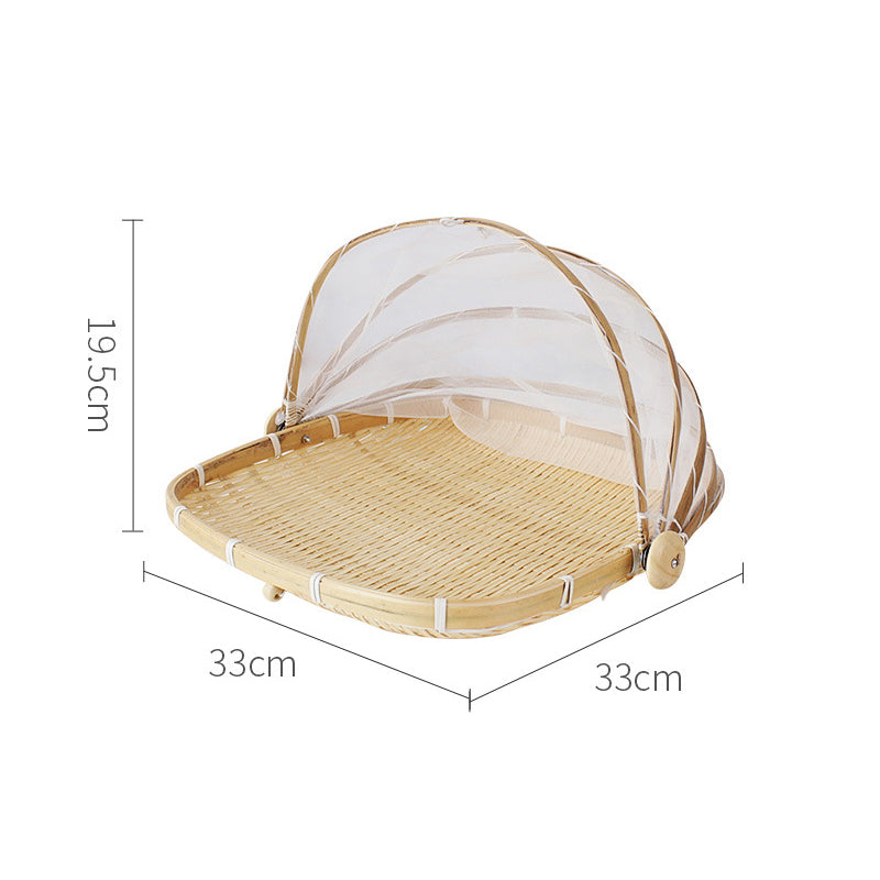 Handmade Natural Bamboo Bread Basket