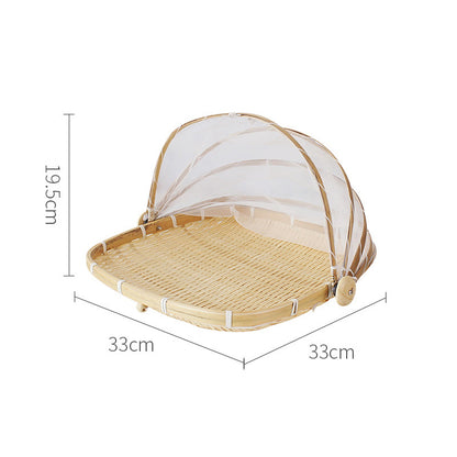 Handmade Natural Bamboo Bread Basket