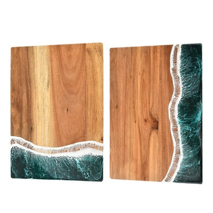 Wave Design Acacia Wood Chopping Board