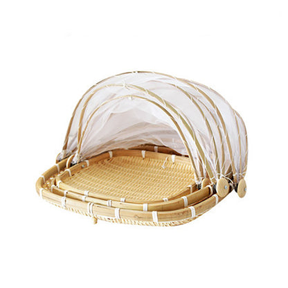 Handmade Natural Bamboo Bread Basket