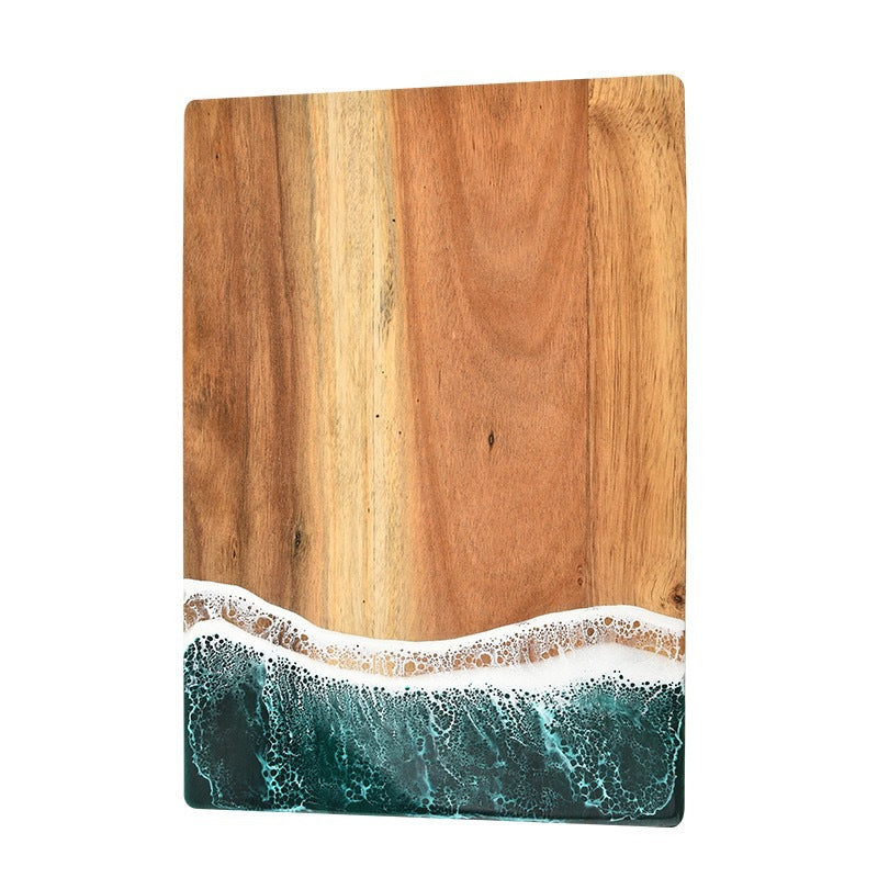 Wave Design Acacia Wood Chopping Board