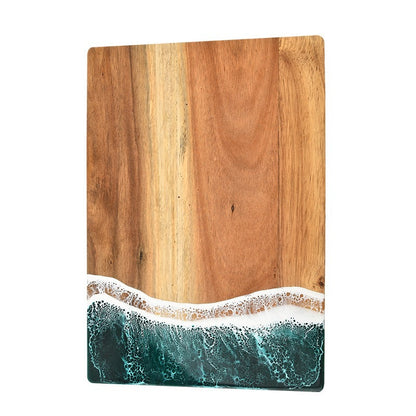 Wave Design Acacia Wood Chopping Board