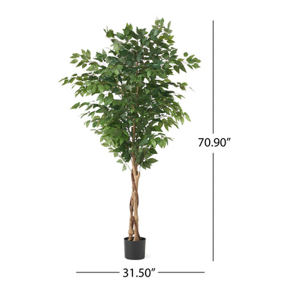 6FT Faux Ficus Indoor Decorative Plant