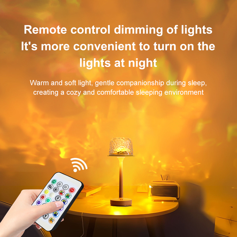 Ripple LED Projector Table Lamp