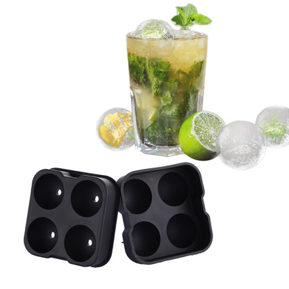 4-Grid Silicone Ice Ball Maker