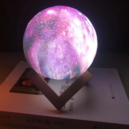 Starry Sky Moon Touch Night Lamp