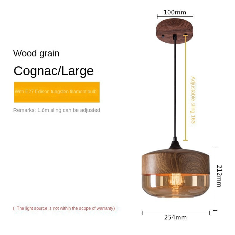 Industrial Glass Ball Pendant Light