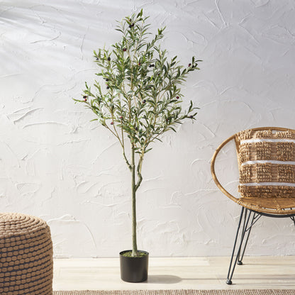 5FT Faux Olive Tree Home Decor