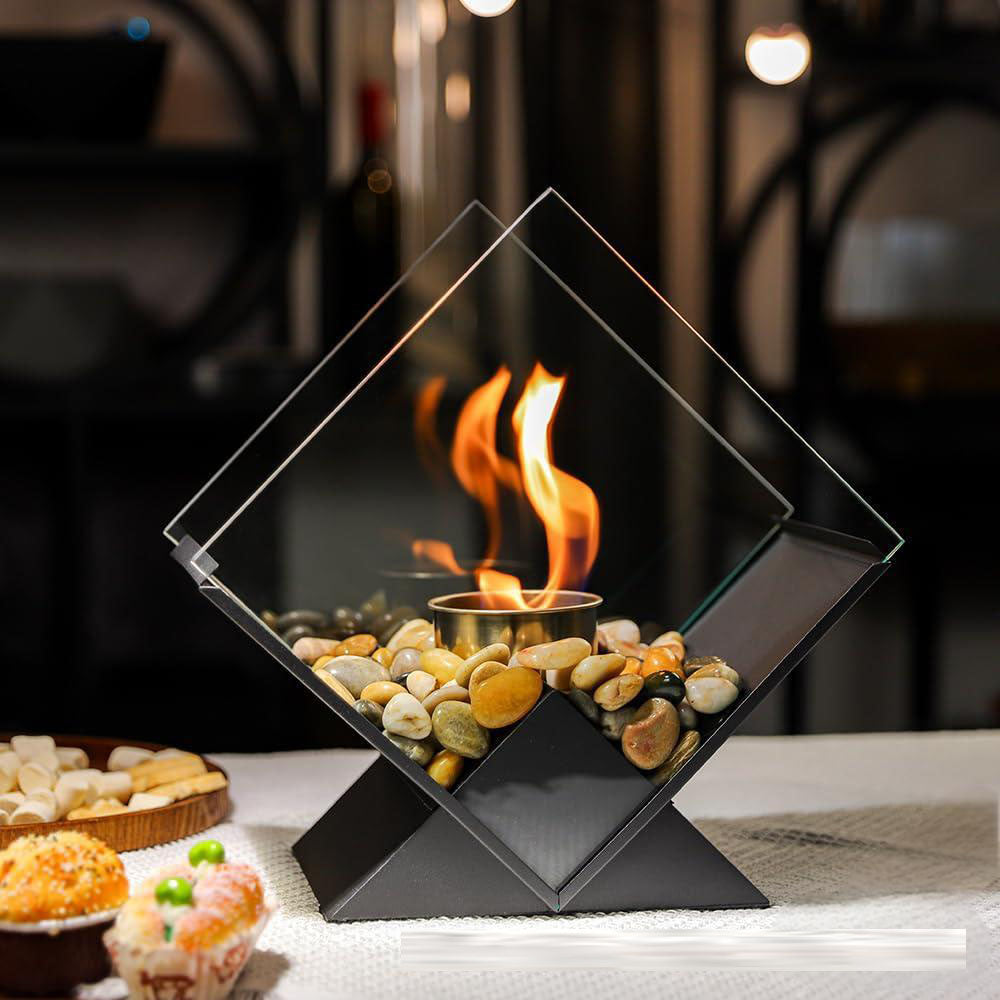 Diamond Ambient Flame Tabletop Decor Lamp