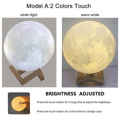 3D Touch Moon LED Night Lamp