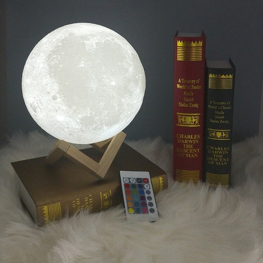 3D Touch Moon LED Night Lamp