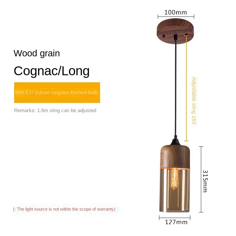Industrial Glass Ball Pendant Light