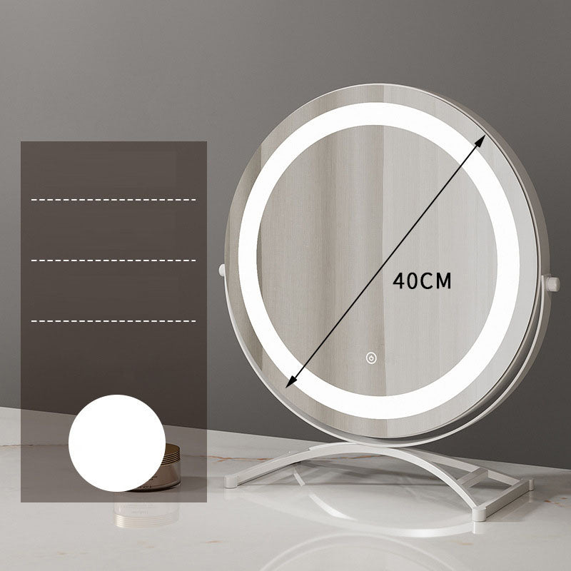 Round LED Makeup Vanity Mirror