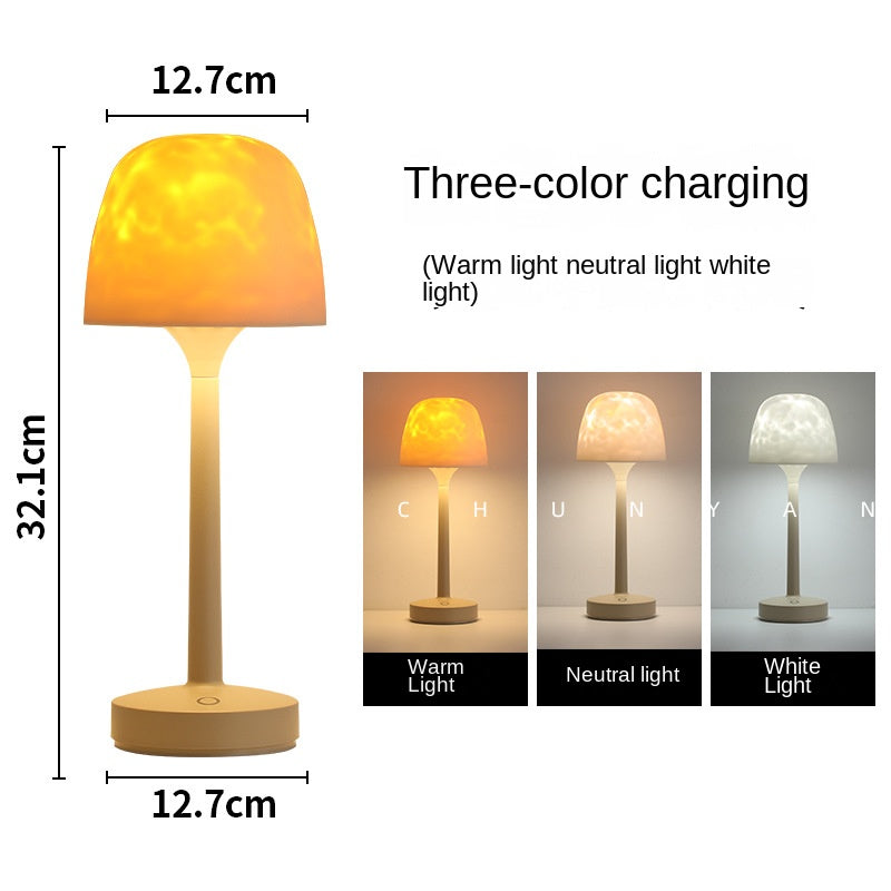 Ripple LED Projector Table Lamp