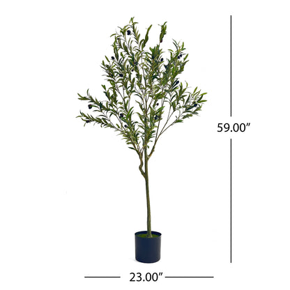 5FT Faux Olive Tree Home Decor