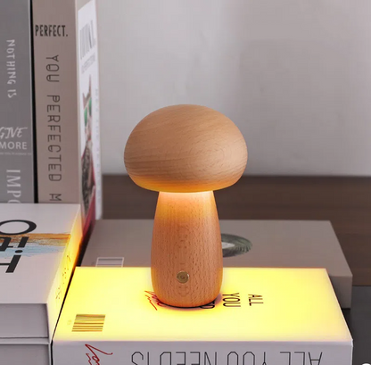 LED Mushroom Touch Table Lamp