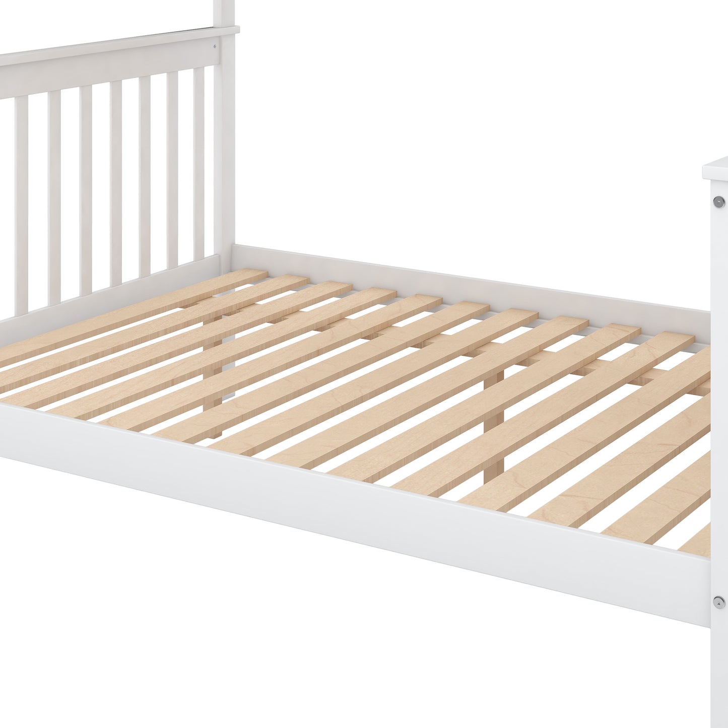 Twin Over Full Bunk Bed with Trundle & Staircase