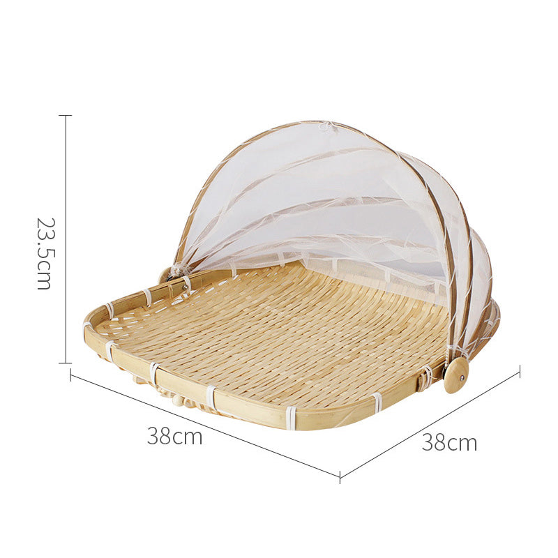 Handmade Natural Bamboo Bread Basket