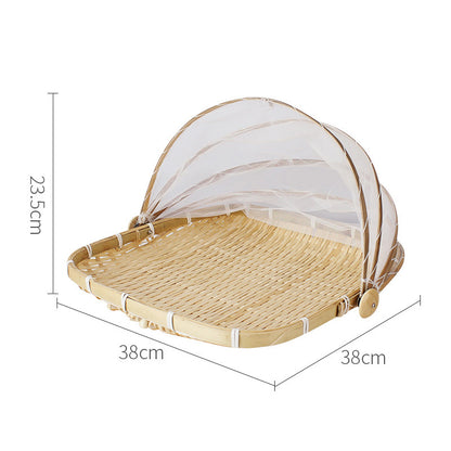 Handmade Natural Bamboo Bread Basket