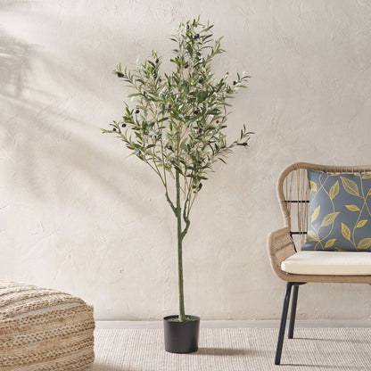 5FT Faux Olive Tree Home Decor