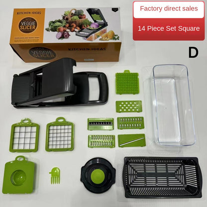Multi-Function Vegetable Chopper & Slicer Set