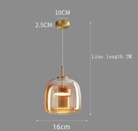 Nordic Modern Glass Pendant Chandelier