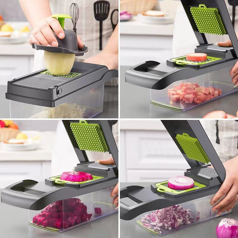 Multi-Function Vegetable Chopper & Slicer Set