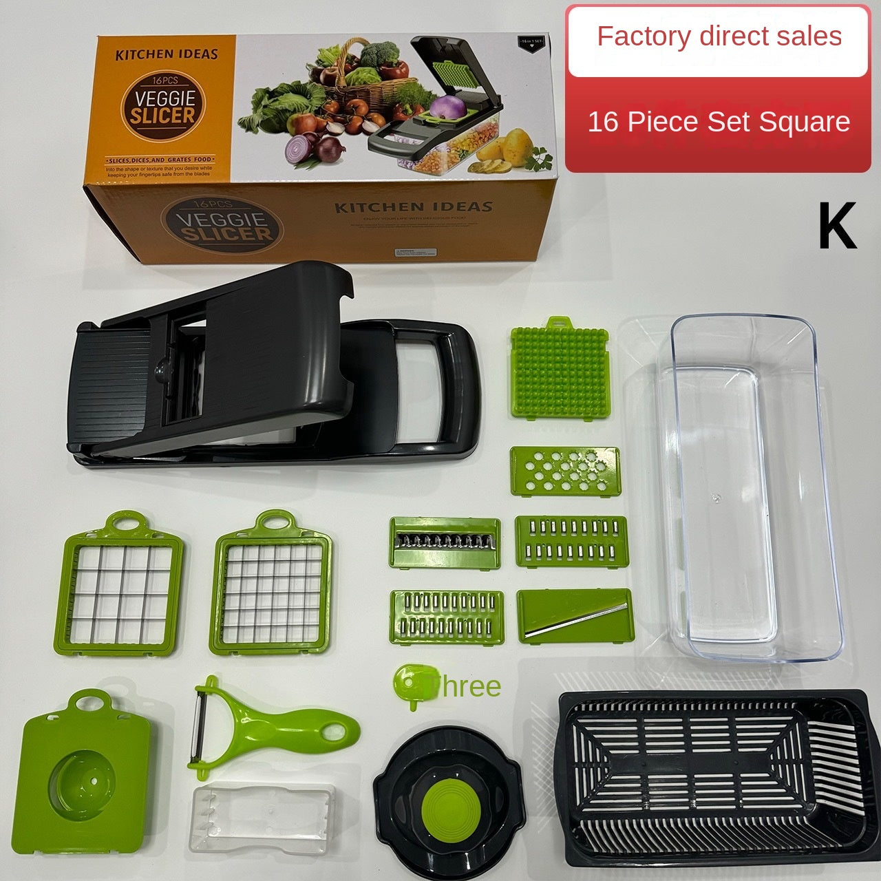 Multi-Function Vegetable Chopper & Slicer Set