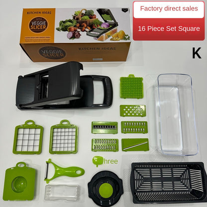 Multi-Function Vegetable Chopper & Slicer Set