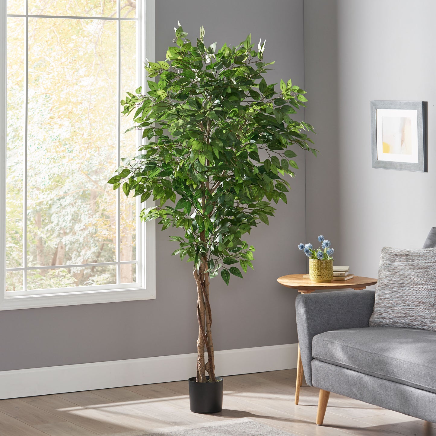 6FT Faux Ficus Indoor Decorative Plant