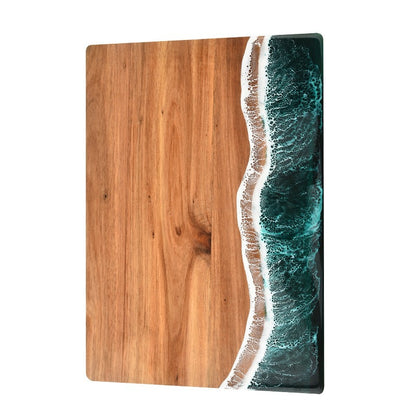 Wave Design Acacia Wood Chopping Board
