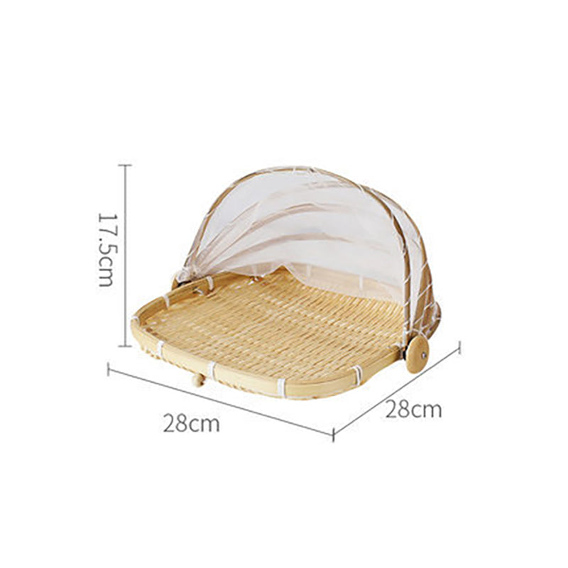 Handmade Natural Bamboo Bread Basket