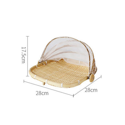 Handmade Natural Bamboo Bread Basket