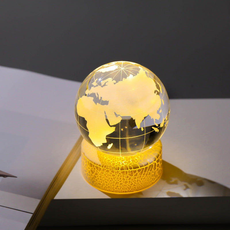 3D Crystal Ball LED Night Lamp