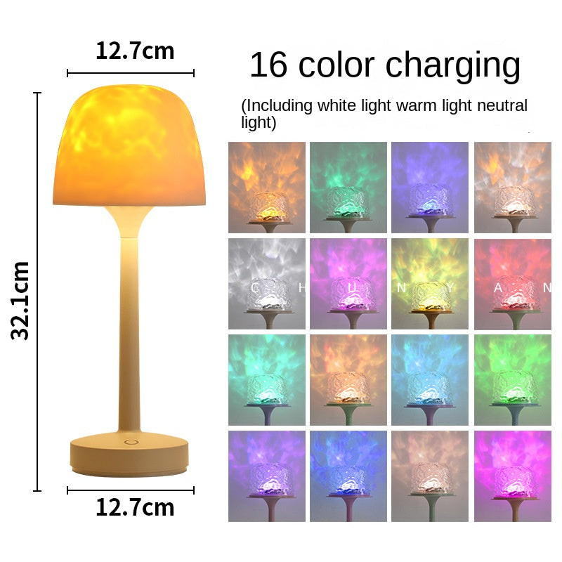 Ripple LED Projector Table Lamp