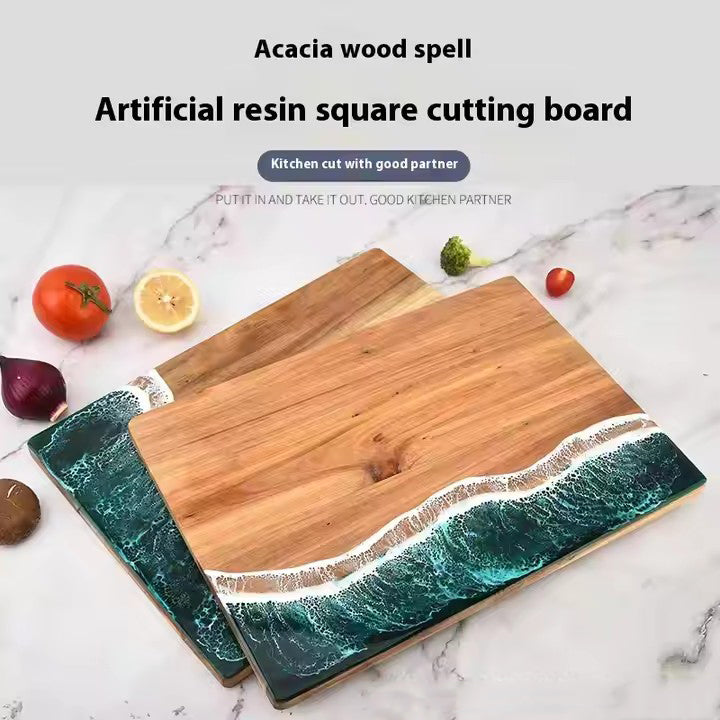 Wave Design Acacia Wood Chopping Board