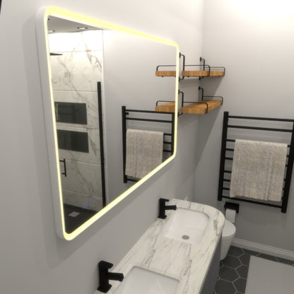 Modern LED Bathroom Mirror with Touch Light