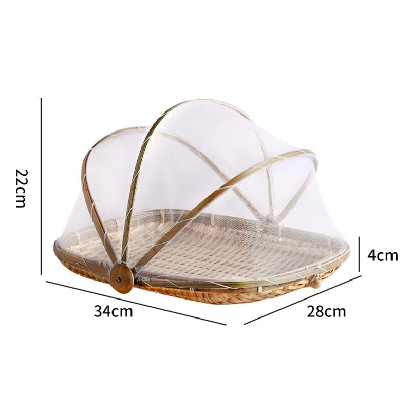 Handmade Natural Bamboo Bread Basket