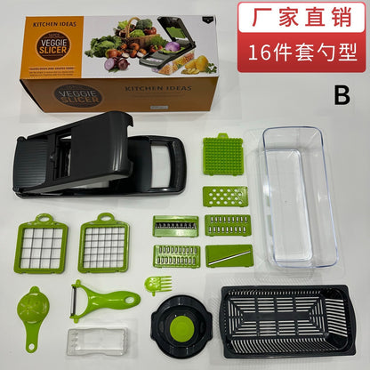 Multi-Function Vegetable Chopper & Slicer Set