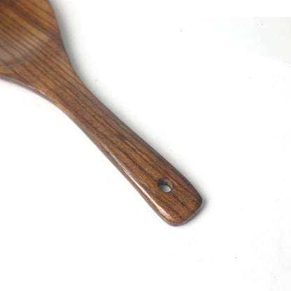 Round Head Wooden Rice Spoon for Non-Stick